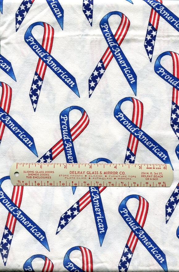 Vintage Proud American fabric by Marcus Bros Textiles,  100% Cotton, 45