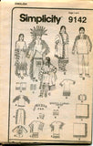 Vintage Native American Costume Pattern by Simplicity from 1994, #9142