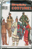 Vintage Native American Costume Pattern by Simplicity from 1994, #9142