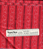 Quilting Cotton, Dear Hearts series from Srings Living. 1 yard of 43" wide fabric, Glorious Red, White and Black stripes
